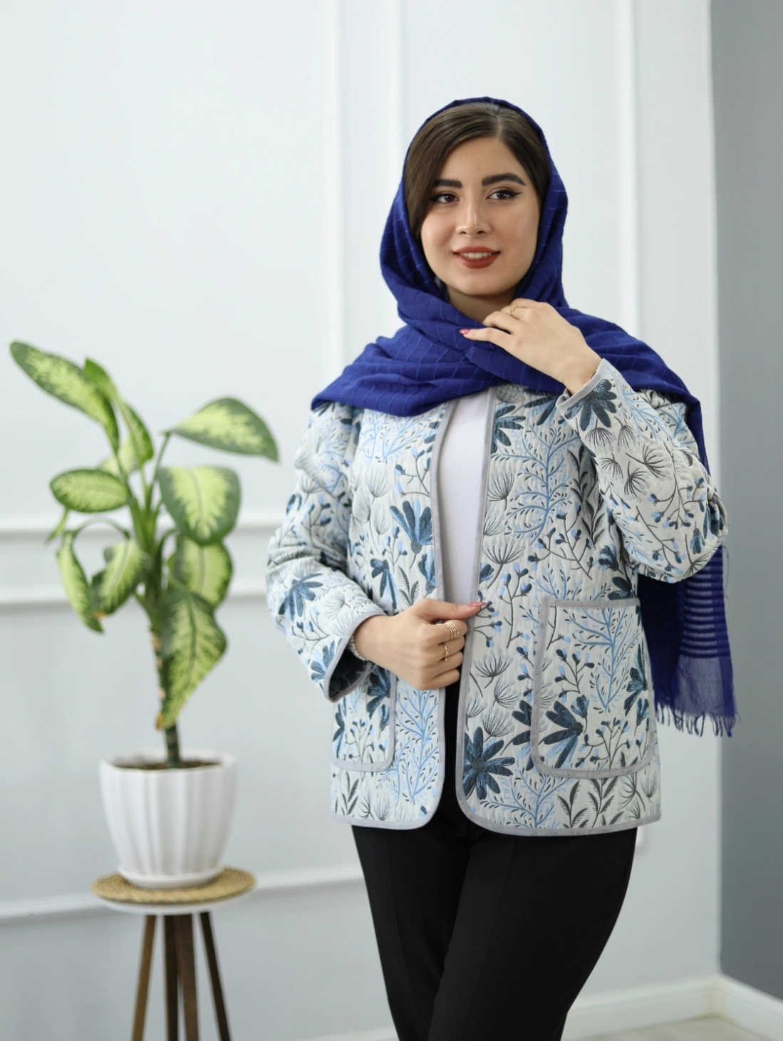 کت ژاکارد قاصدک