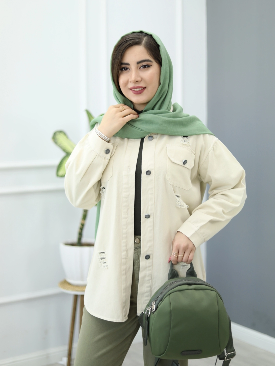 شومیز زاپدار فروزان