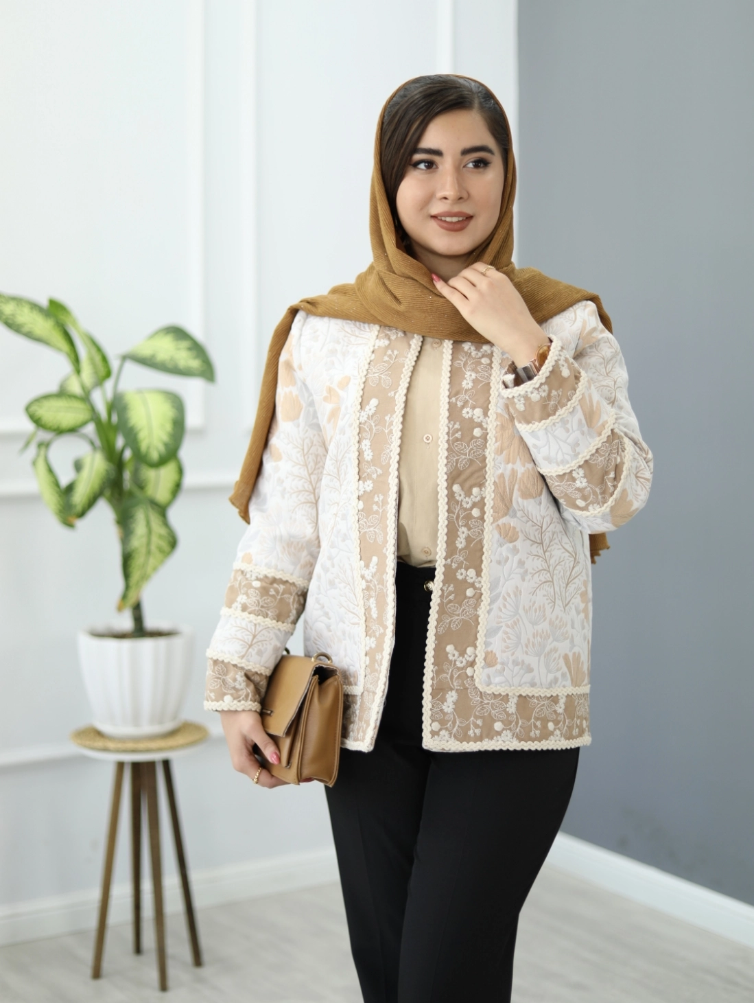 کت ژاکارد آیرن