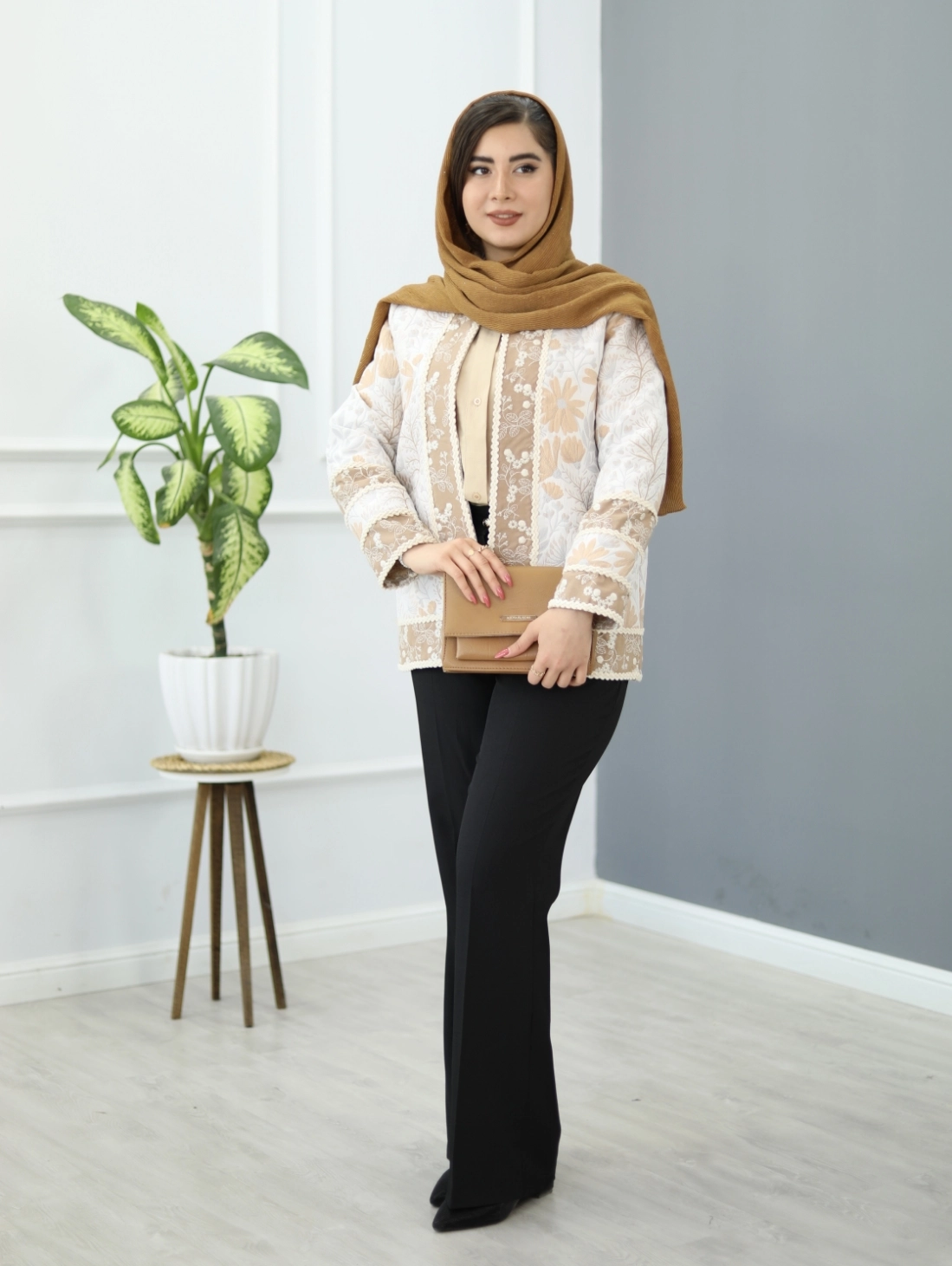 کت ژاکارد آیرن