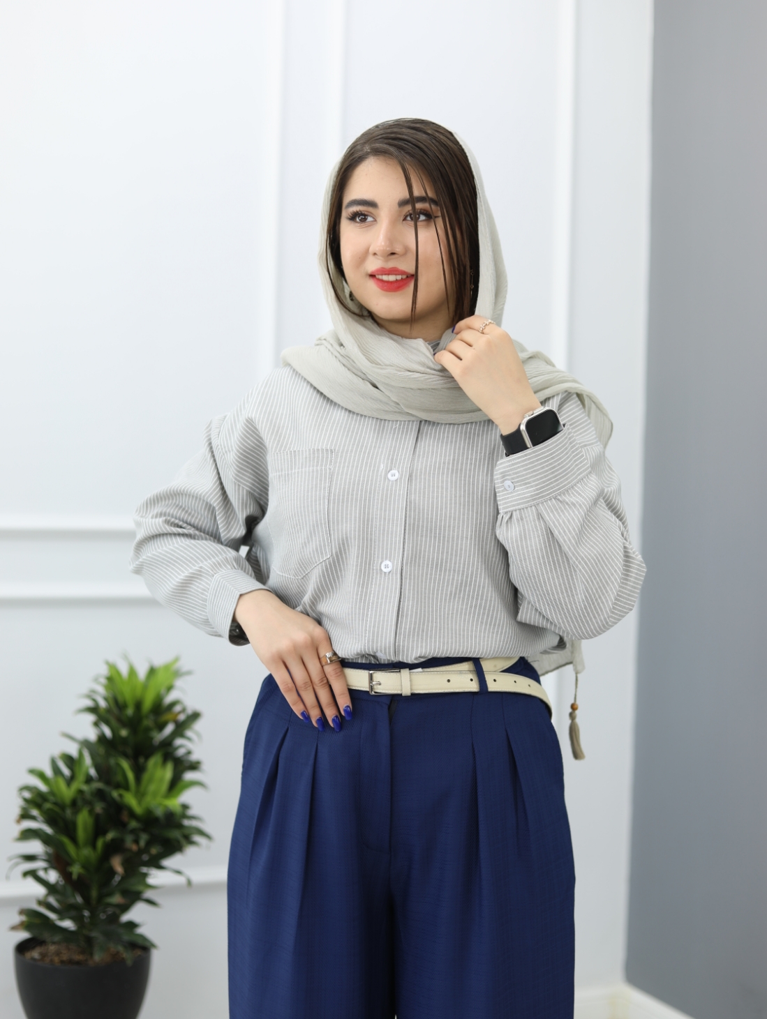 شومیز راه راهی تاتیانا