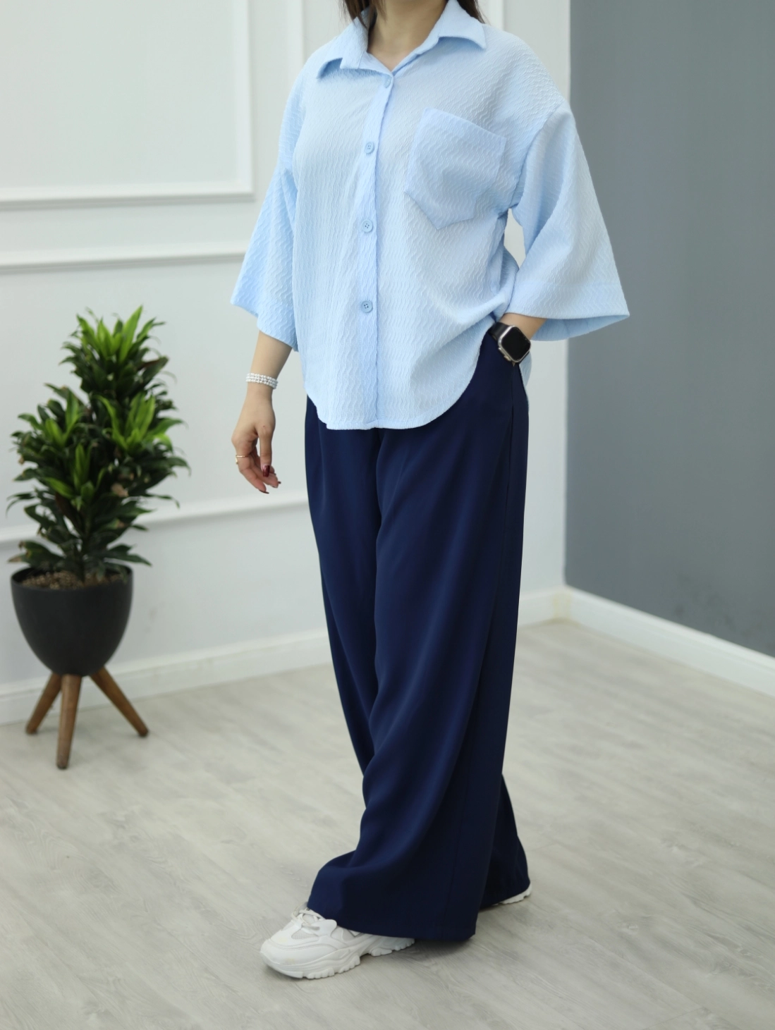 شلوار مازراتی کمربند دار