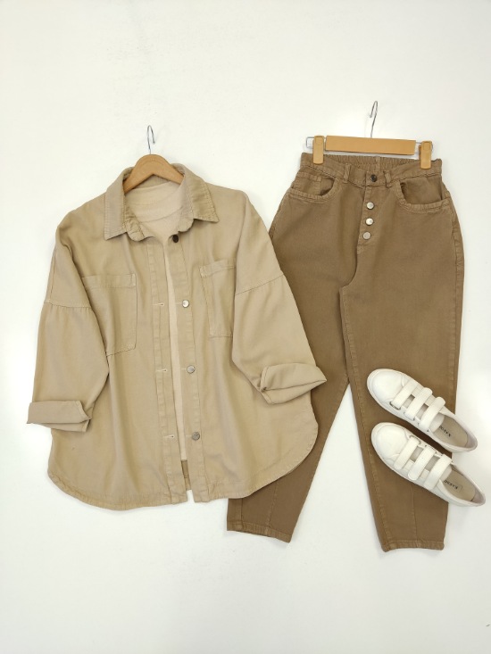 جین رنگی zara