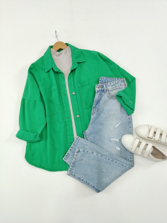 جین رنگی zara