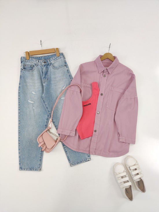 جین رنگی zara