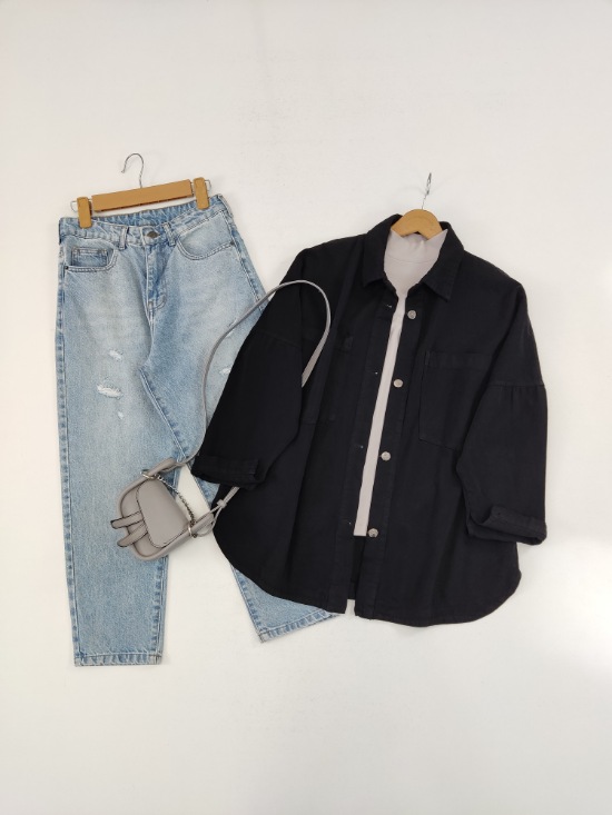 جین رنگی zara