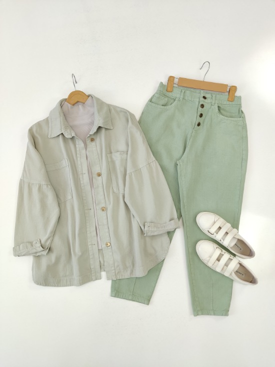 جین رنگی zara