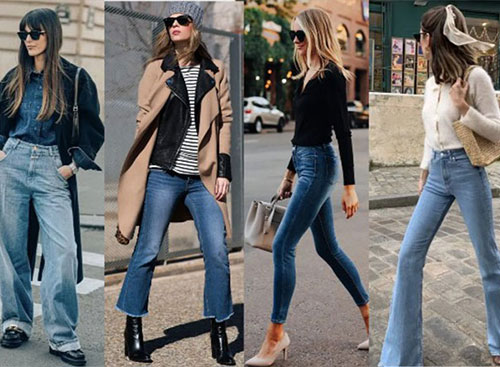 ست کردن شلوار جین با انواع لباس